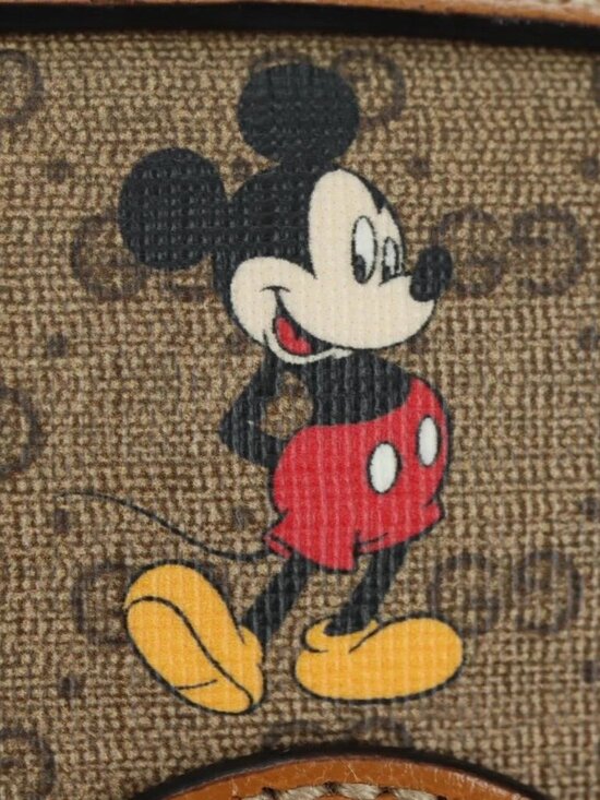 GUCCI Micro GG Supreme Disney Backpack PVC Beige Gold 552884 Auth YKZ1359M main image 4